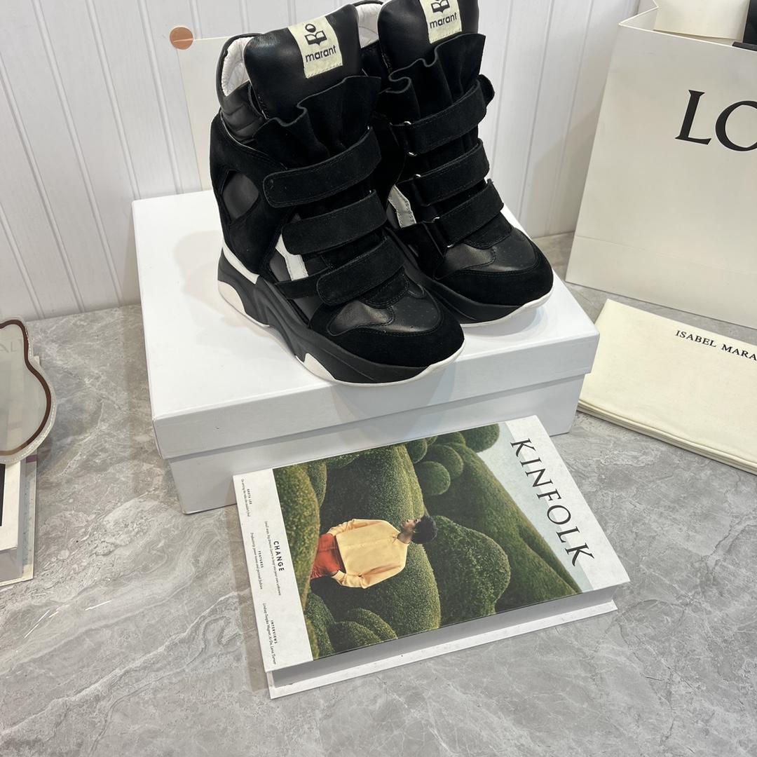 Isabel Marant Balskee High-Top Wedge Sneakers  - PerfectKickZ