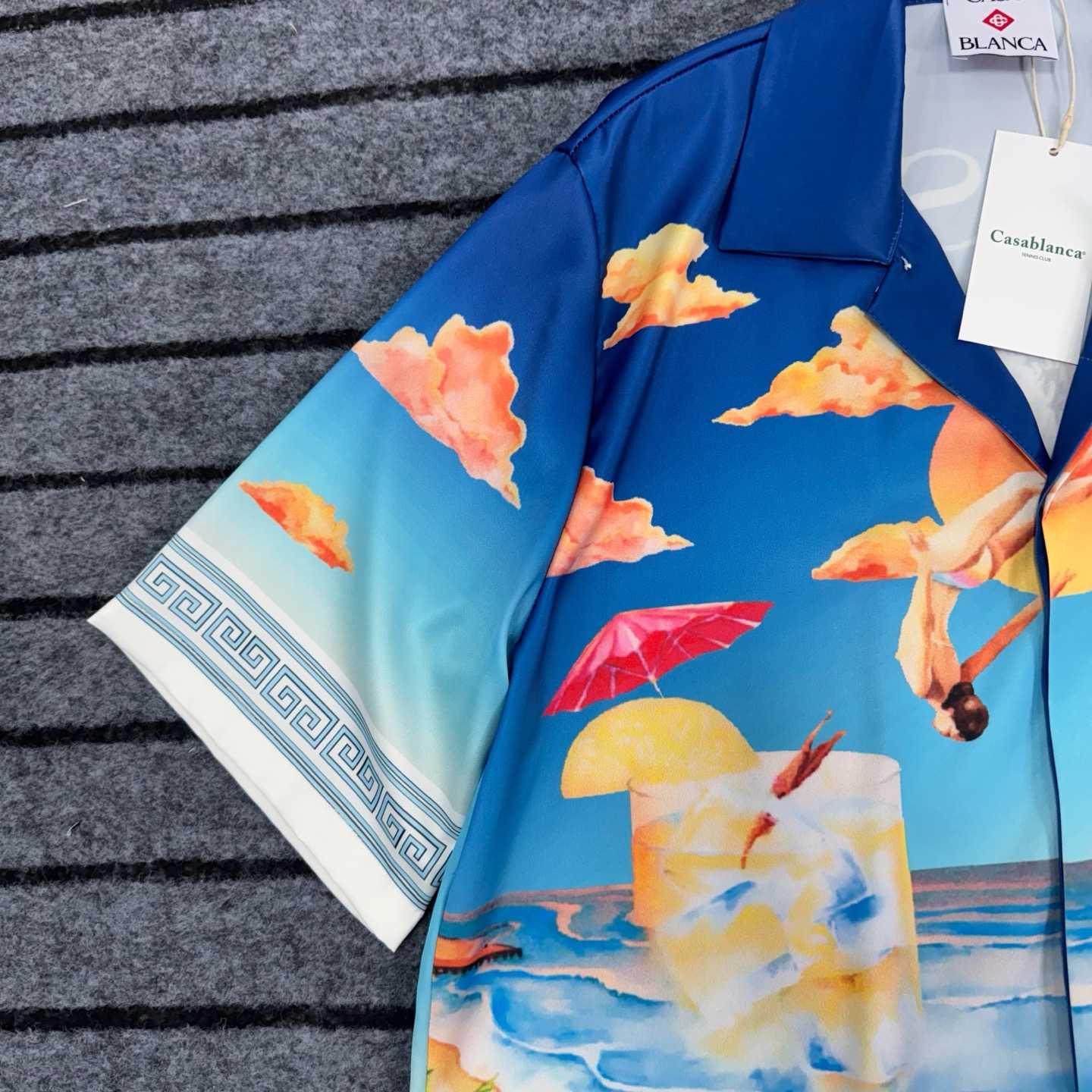 Casablanca Cuban Short Sleeve Silk Shirt - PerfectKickZ