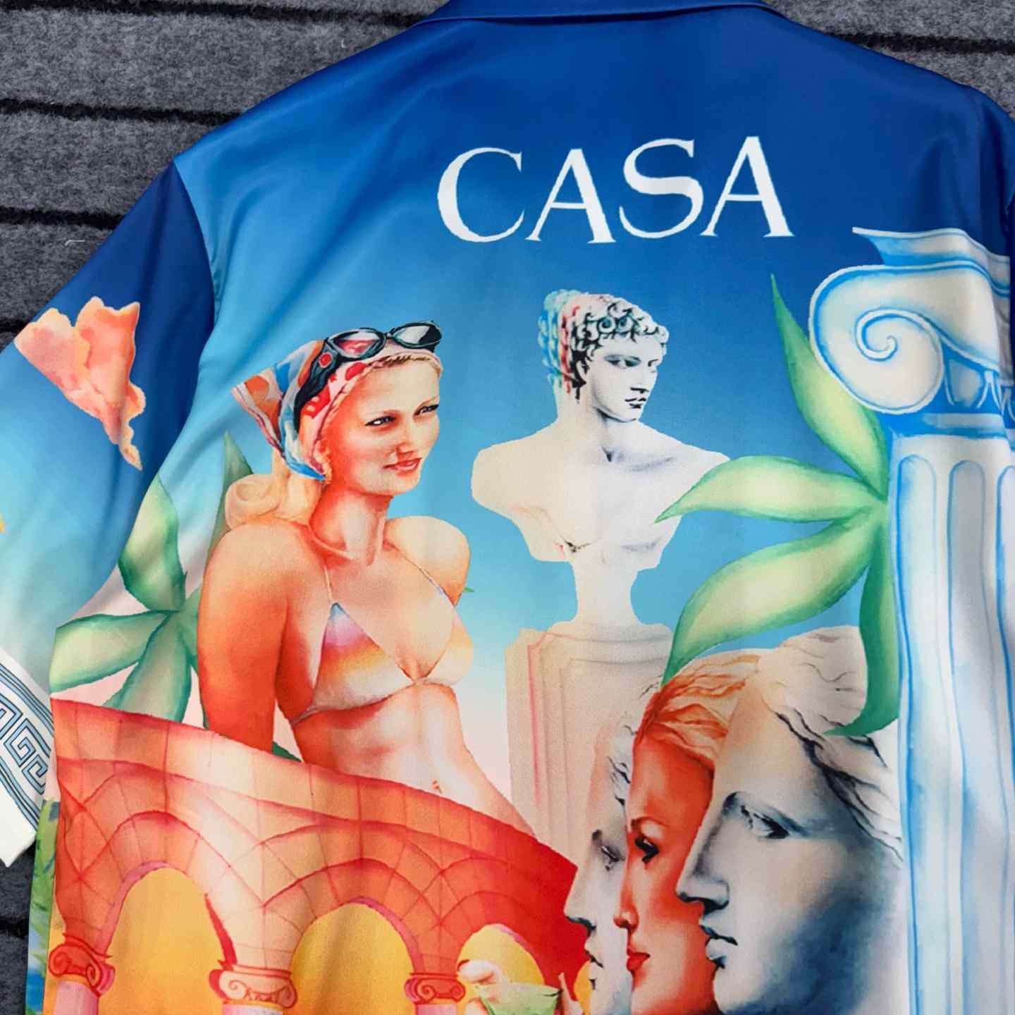 Casablanca Cuban Short Sleeve Silk Shirt - PerfectKickZ