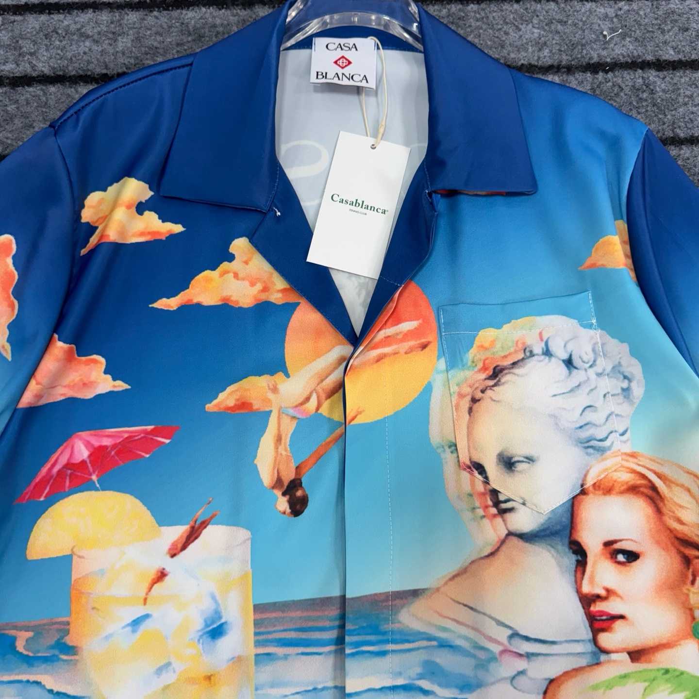 Casablanca Cuban Short Sleeve Silk Shirt - PerfectKickZ
