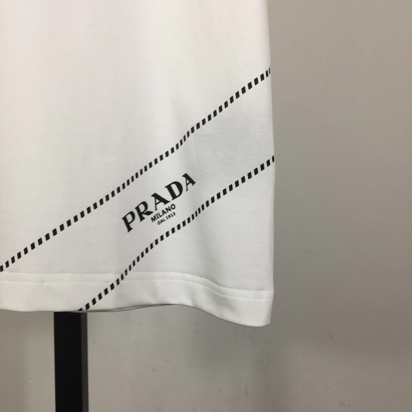 Prada Cotton T-Shirt - PerfectKickZ