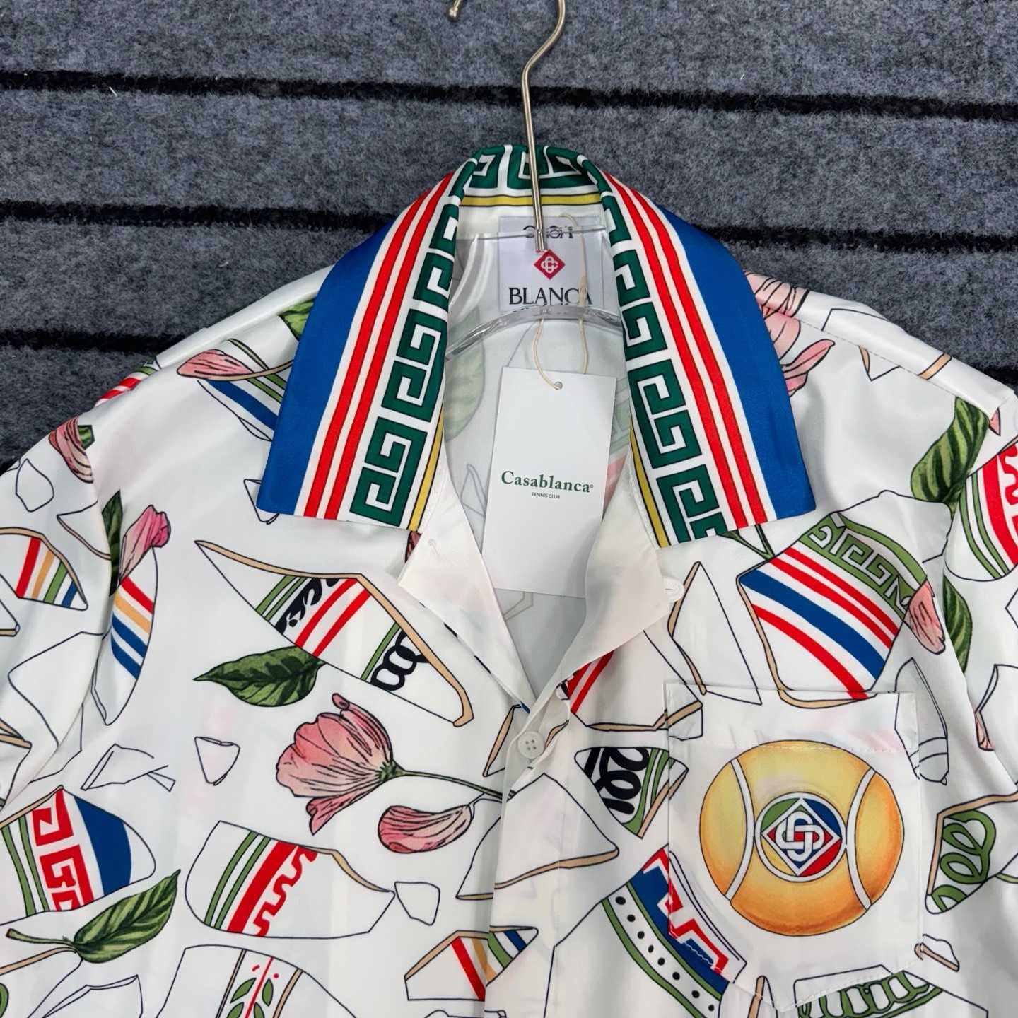 Casablanca Le Vase Brise Silk Shirt - PerfectKickZ