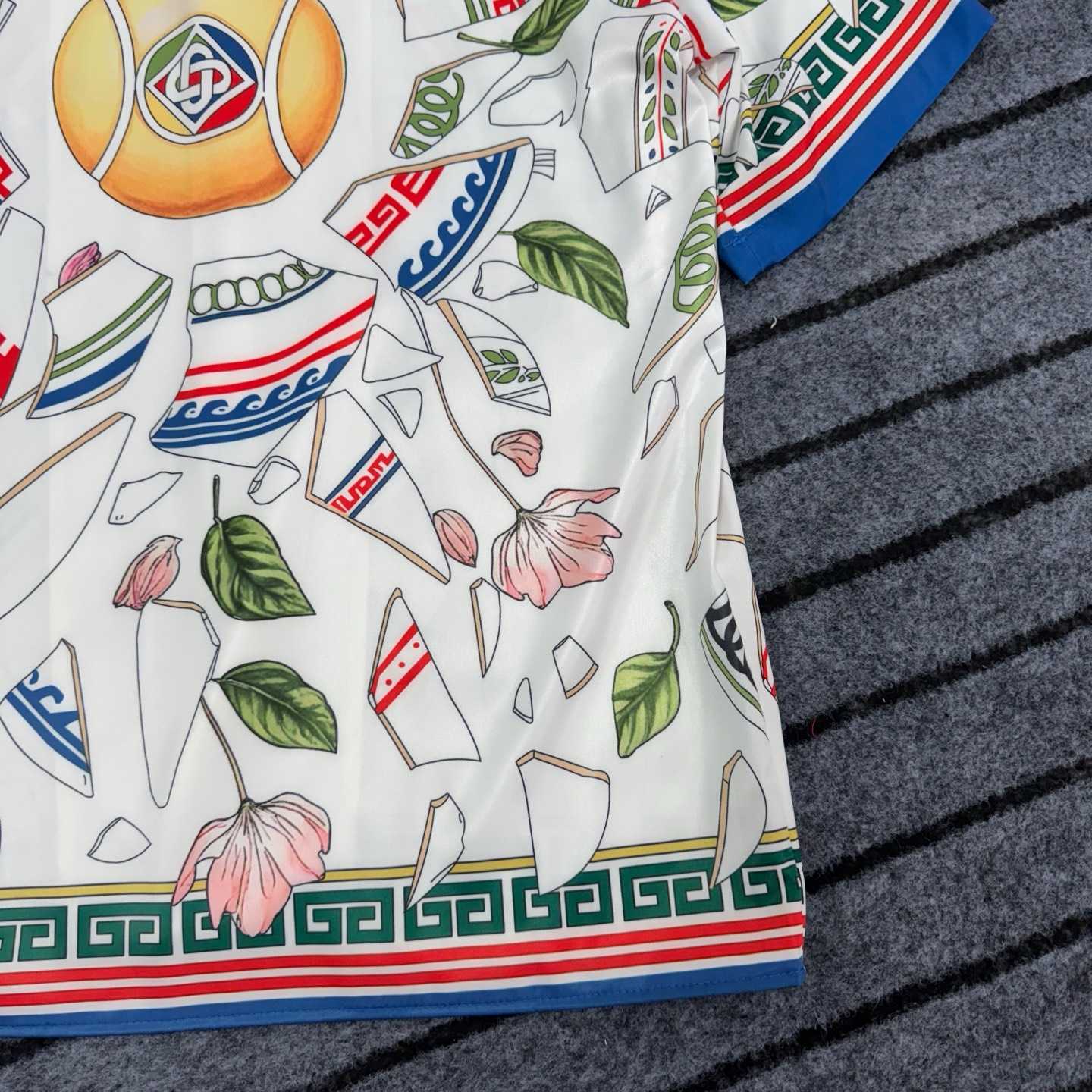 Casablanca Le Vase Brise Silk Shirt - PerfectKickZ