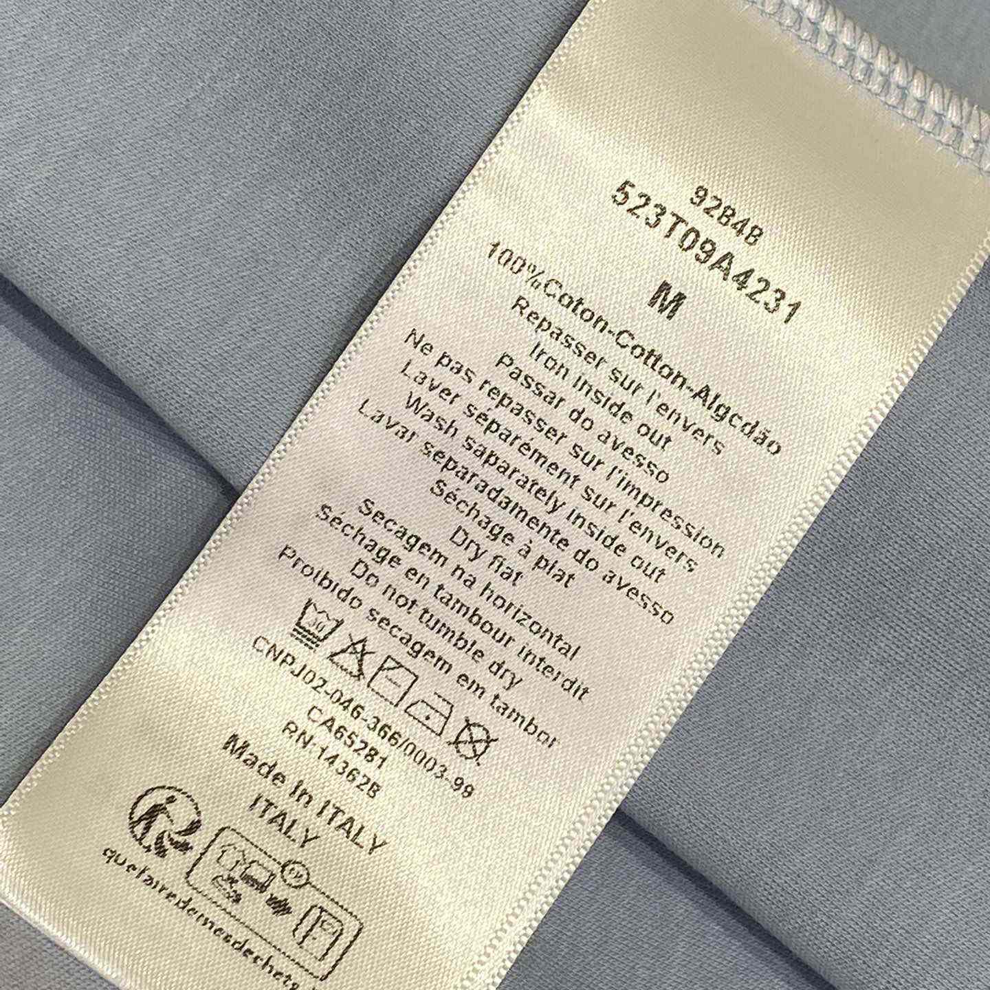 Dior Cotton Jersey With Signature - PerfectKickZ