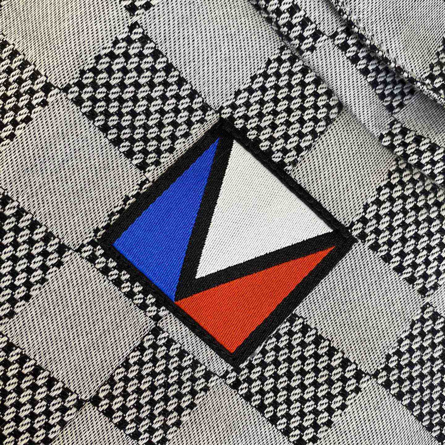 Louis Vuitton Damier Open Collar Cotton Overshirt  1AFVN5 - PerfectKickZ