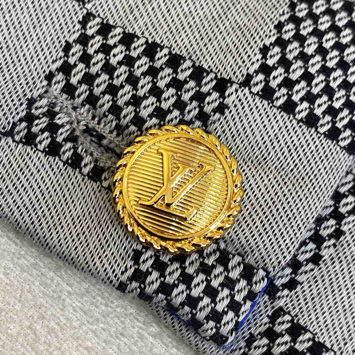 Louis Vuitton Damier Open Collar Cotton Overshirt  1AFVN5 - PerfectKickZ