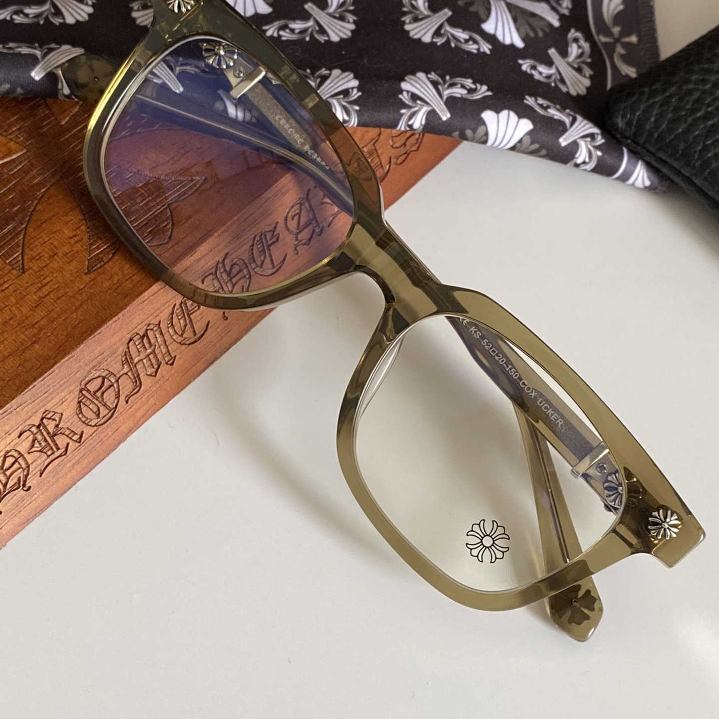 Chrome Hearts Coxucker Glasses - PerfectKickZ