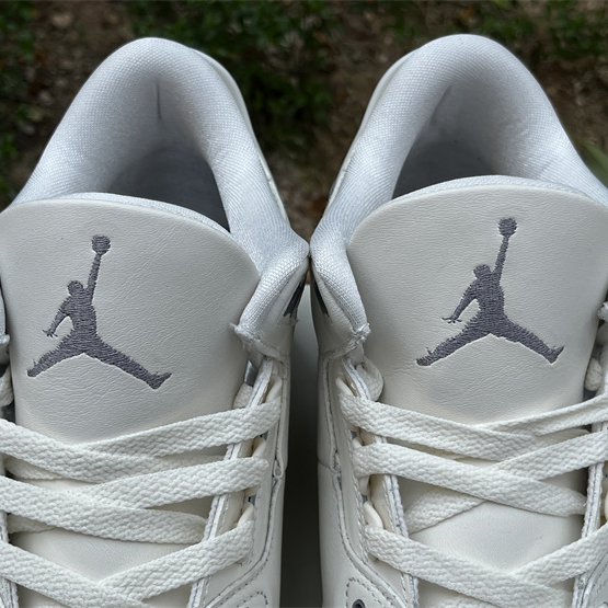 Air Jordan 3 “Sail/Metallic Silver” Sneakers   CK9246-100 - PerfectKickZ