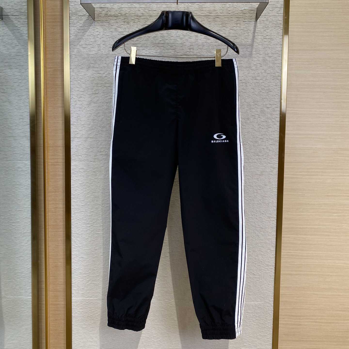 Balenciaga Fitted Tracksuit Pants In Black - PerfectKickZ