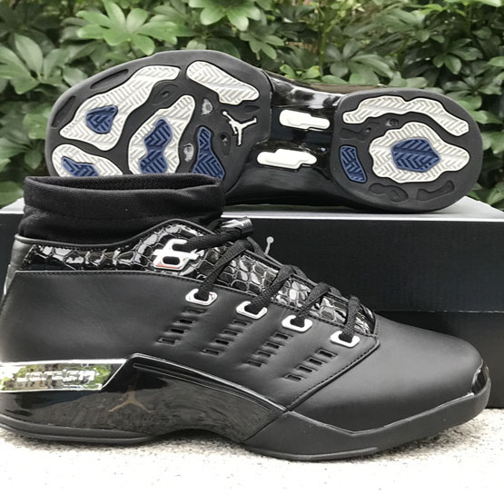 Jordan Air Jordan 17 0G Low Black Chrome   303891-004 - PerfectKickZ