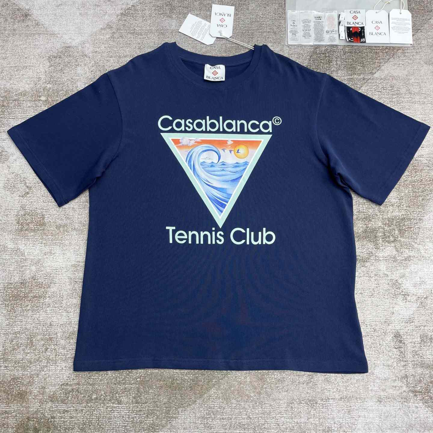 Casablanca Tennis Club Icon T-shirt   C972 - PerfectKickZ