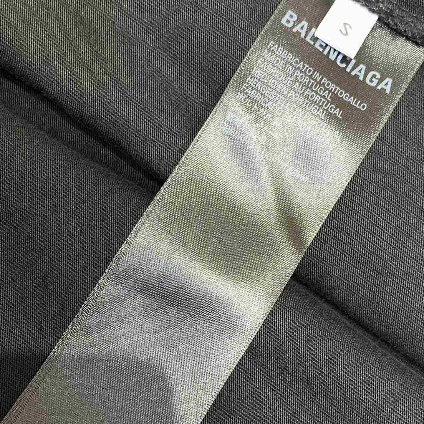 Balenciaga Political Campaign Layered T-shirt In Black - PerfectKickZ
