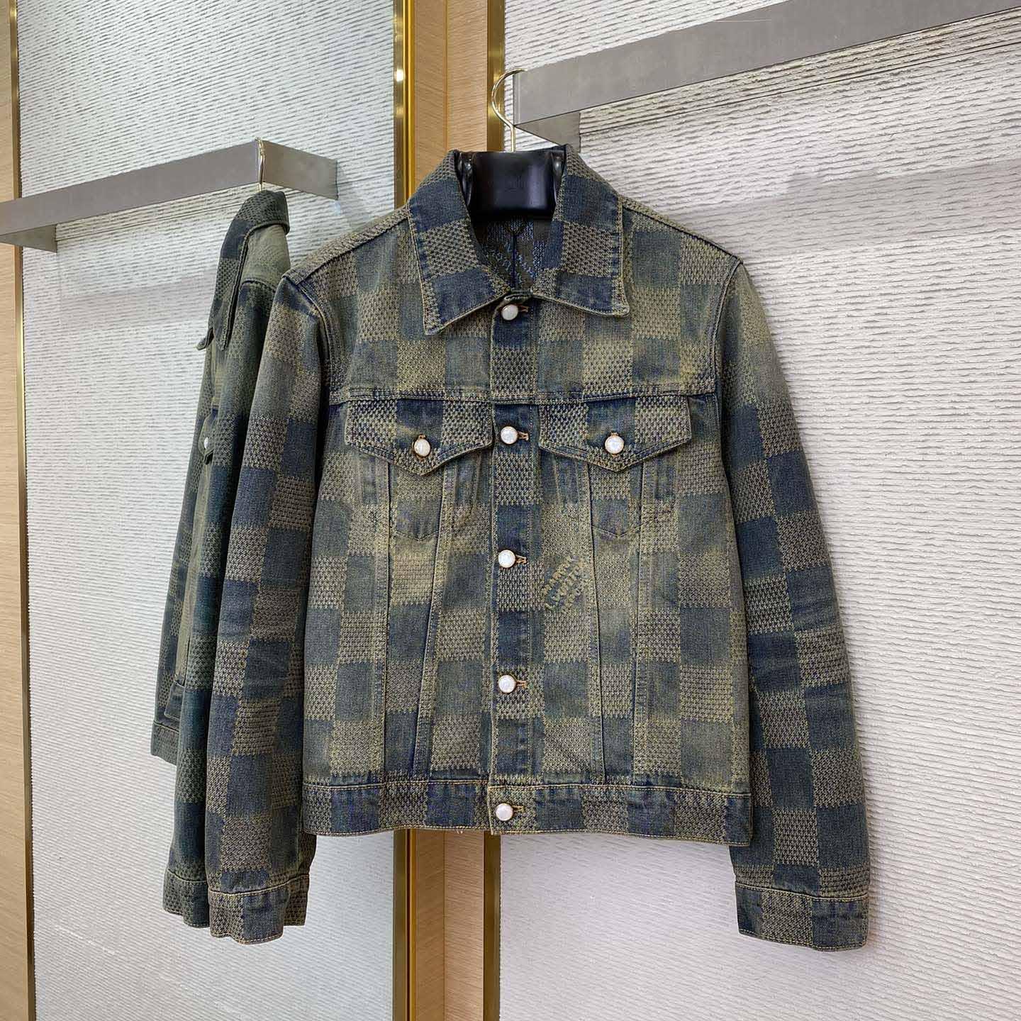 Louis Vuitton Damier Denim Jacket - PerfectKickZ