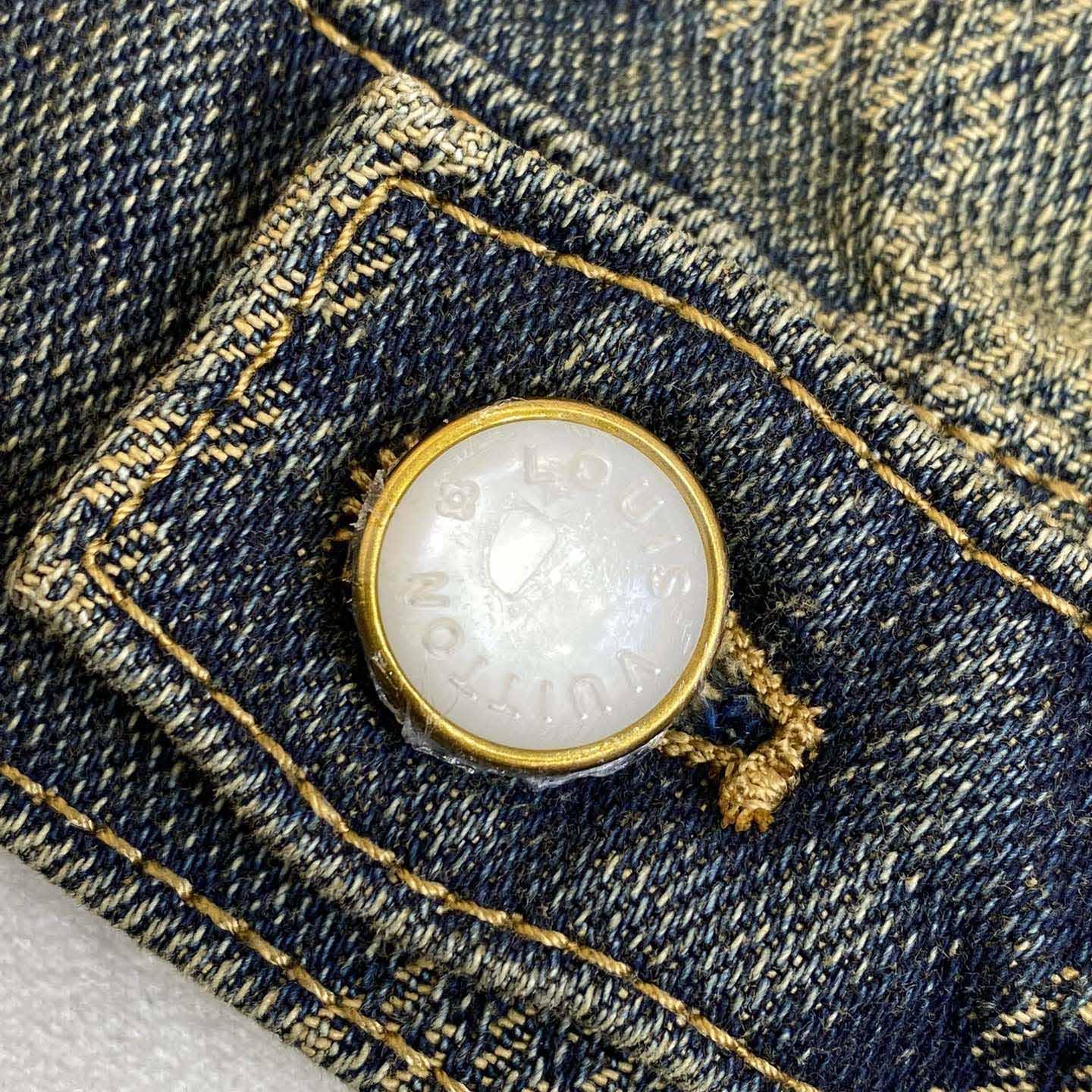 Louis Vuitton Damier Denim Jacket - PerfectKickZ