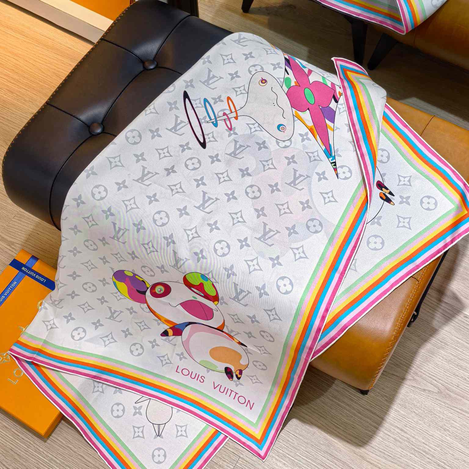 Louis Vuitton LV x TM Monogram Superflat Characters Square 90    - PerfectKickZ