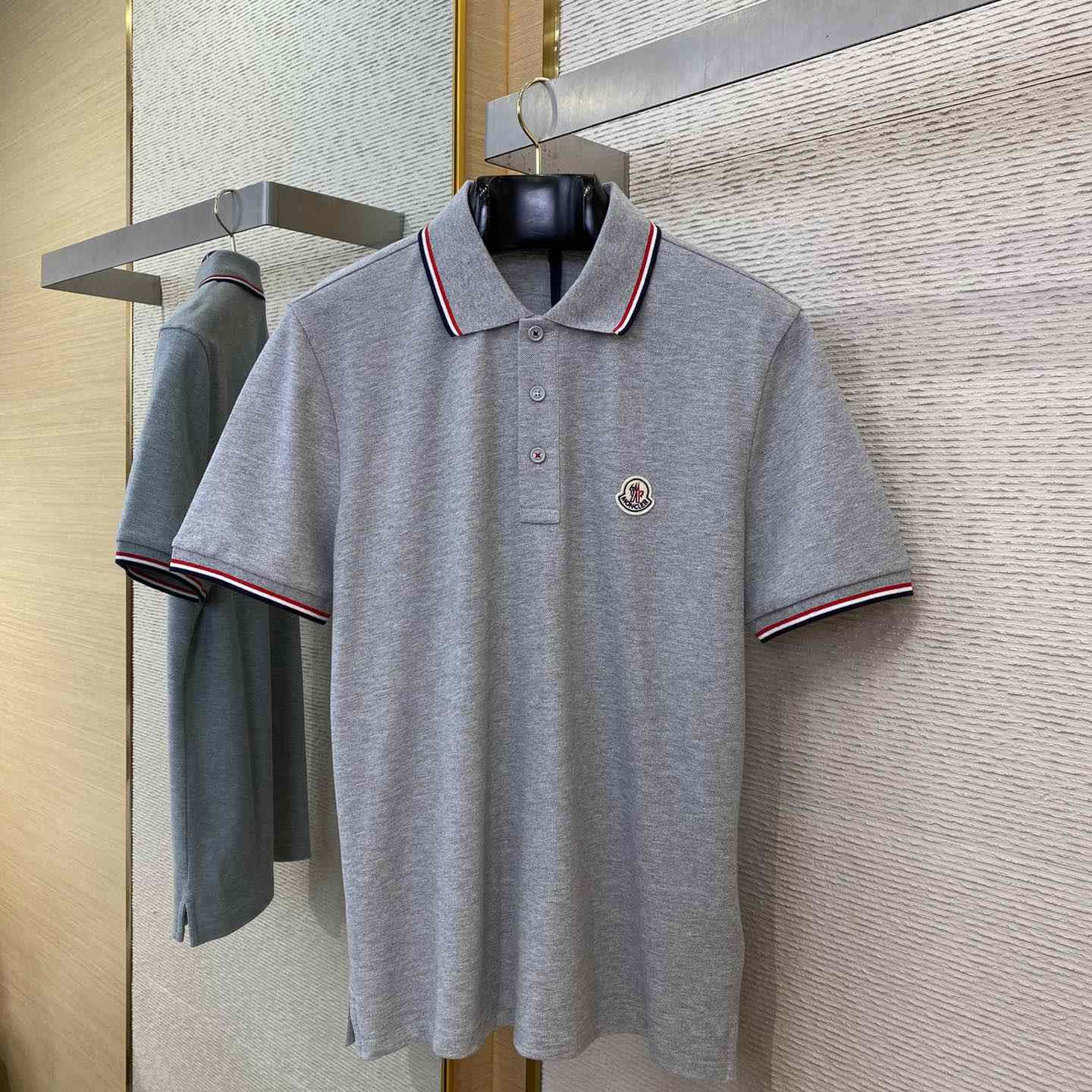 Moncler Logo Cotton Polo Shirt - PerfectKickZ