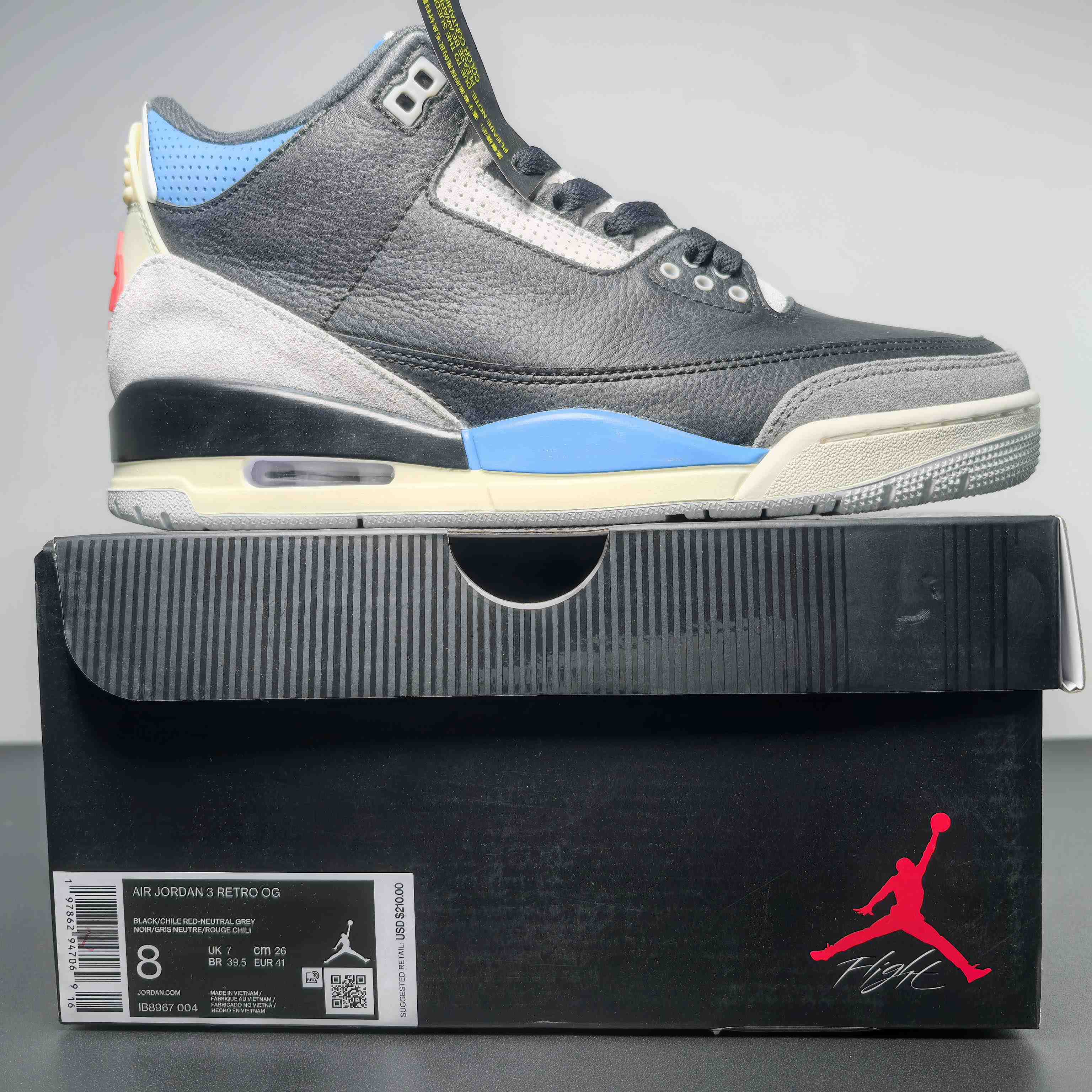 Air Jordan 3 OG“Rare Air” Basketball Shoes    IB8967-004 - PerfectKickZ