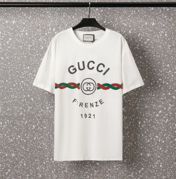 Gucci Cotton Jersey 'Gucci Firenze 1921' T-shirt - PerfectKickZ