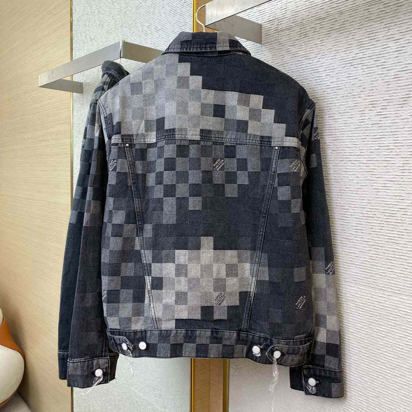 Louis Vuitton Damoflage Classic Denim Jacket  1AHEBG - PerfectKickZ