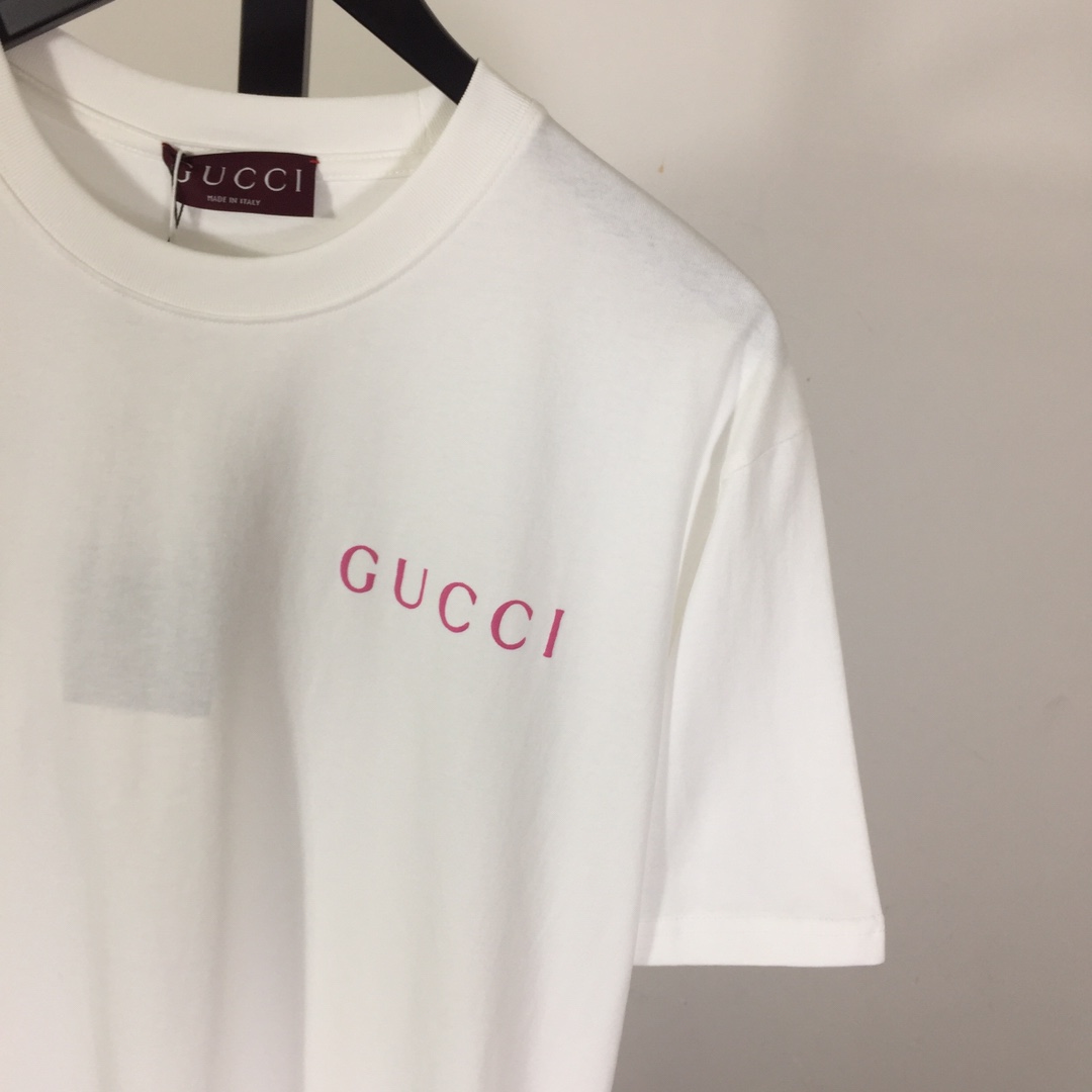 Gucci Printed Cotton Jersey T-shirt - PerfectKickZ