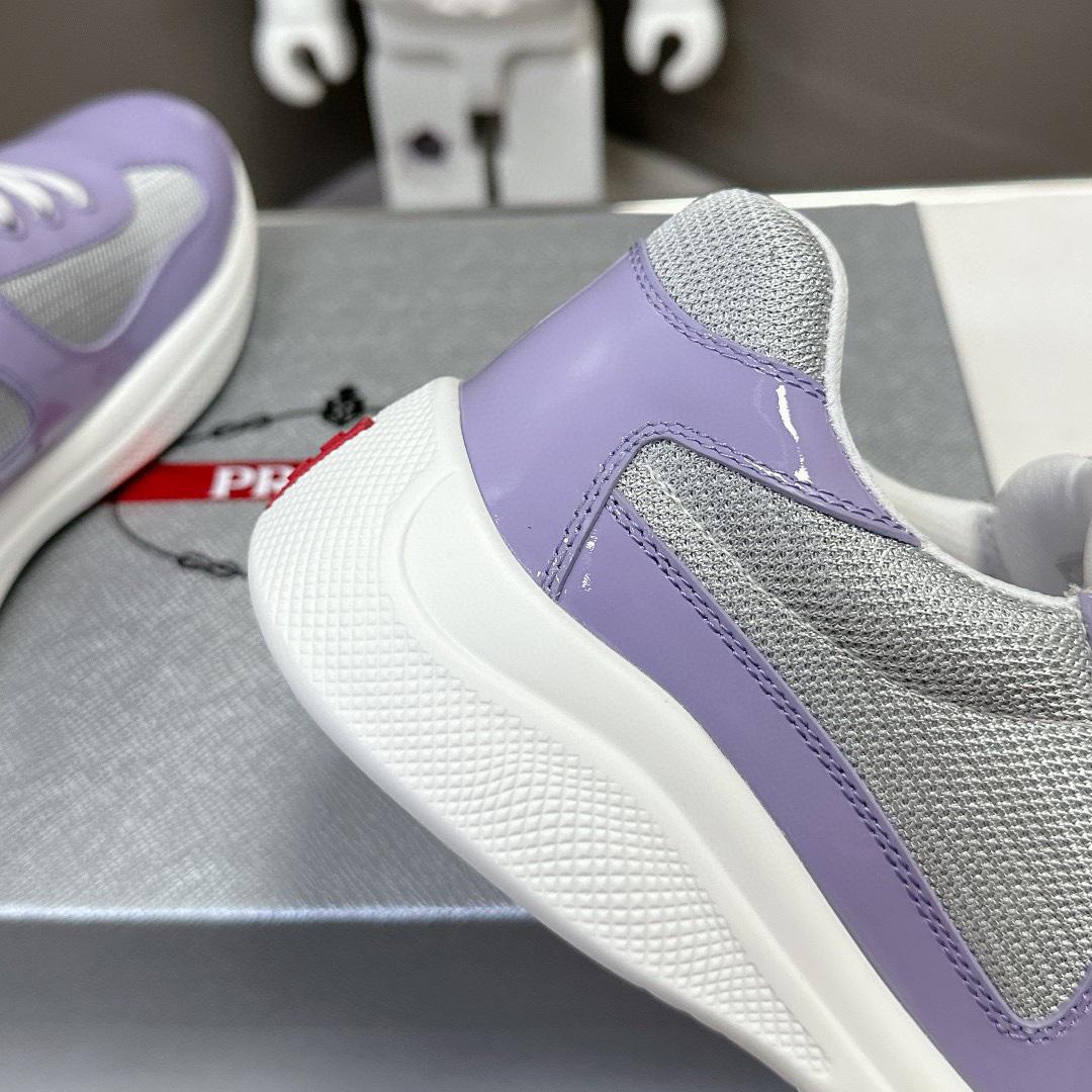 Prada America's Cup Biker Fabric Sneakers - PerfectKickZ