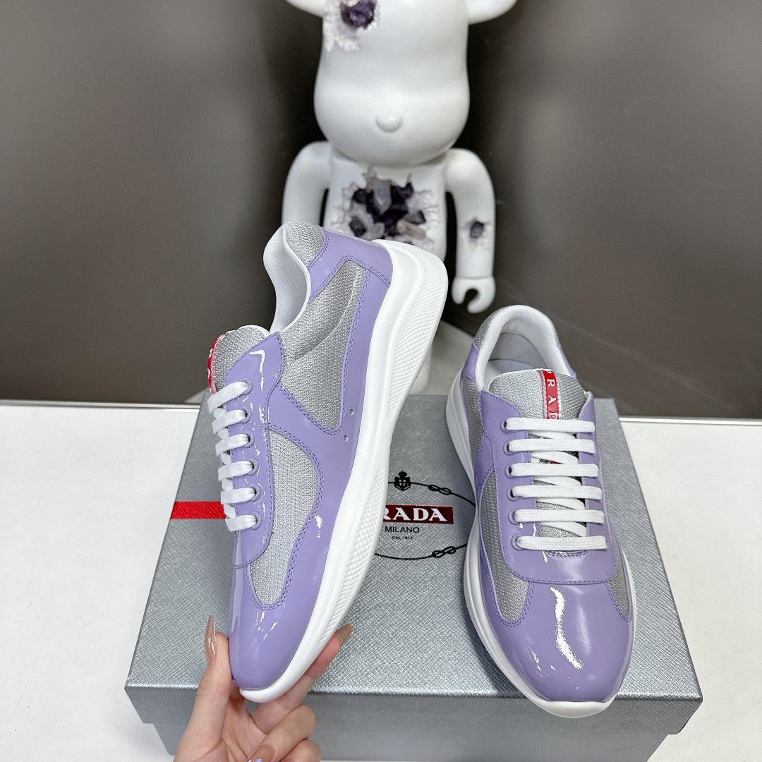 Prada America's Cup Biker Fabric Sneakers - PerfectKickZ