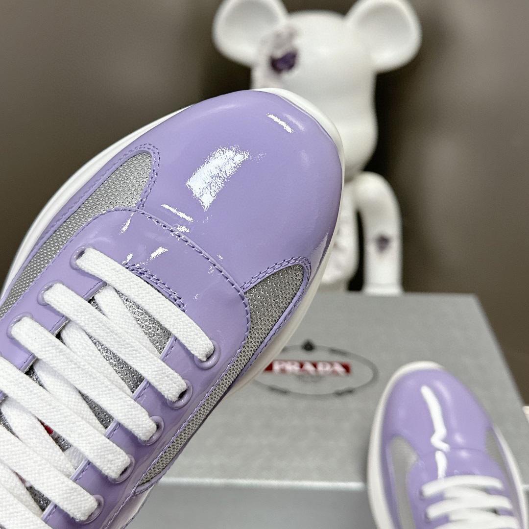 Prada America's Cup Biker Fabric Sneakers - PerfectKickZ