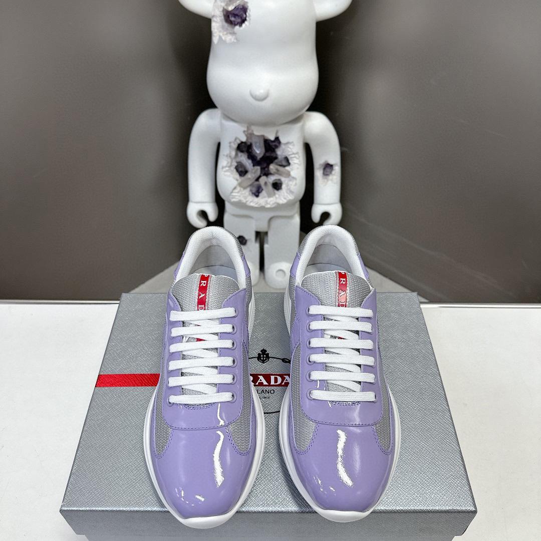 Prada America's Cup Biker Fabric Sneakers - PerfectKickZ