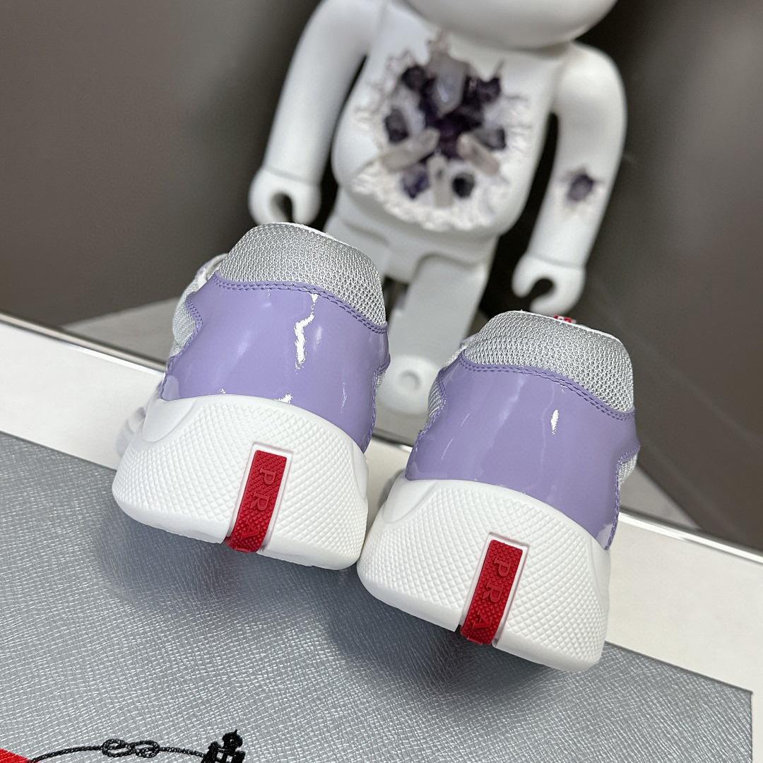 Prada America's Cup Biker Fabric Sneakers - PerfectKickZ