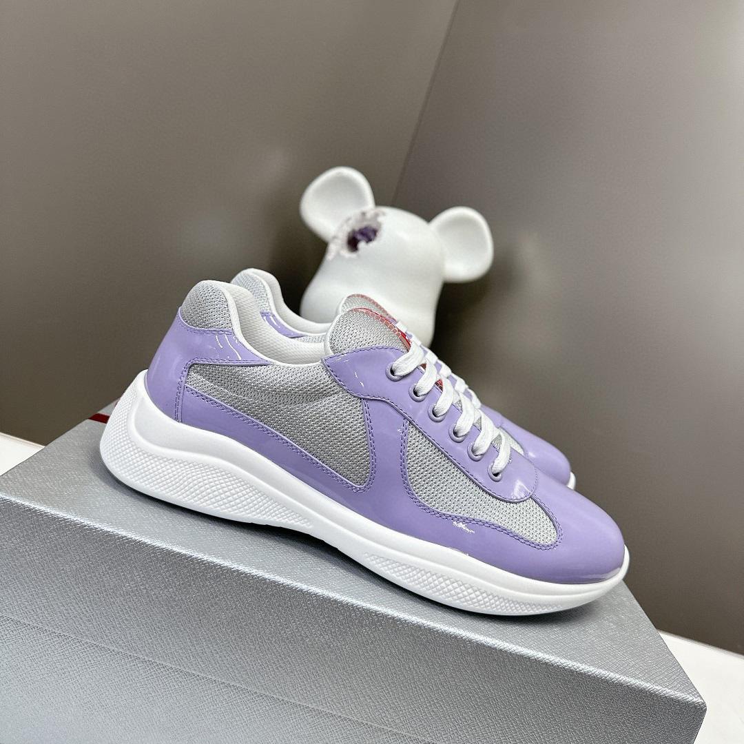 Prada America's Cup Biker Fabric Sneakers - PerfectKickZ