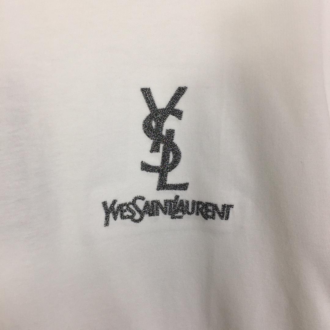 Saint Laurent Cotton-jersey T-shirt  - 