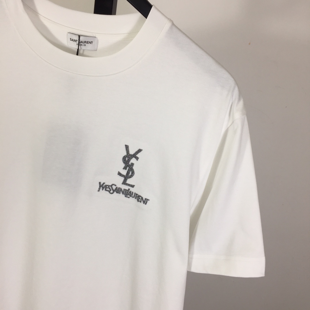 Saint Laurent Cotton-jersey T-shirt  - 
