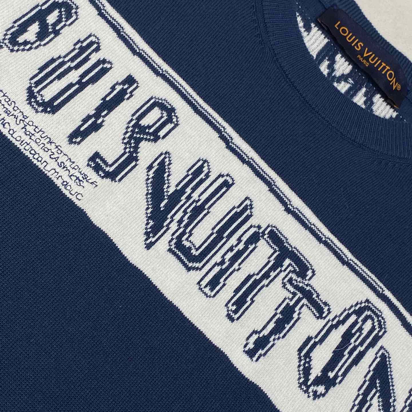 Louis Vuitton Short-Sleeved Cotton Crewneck   - PerfectKickZ