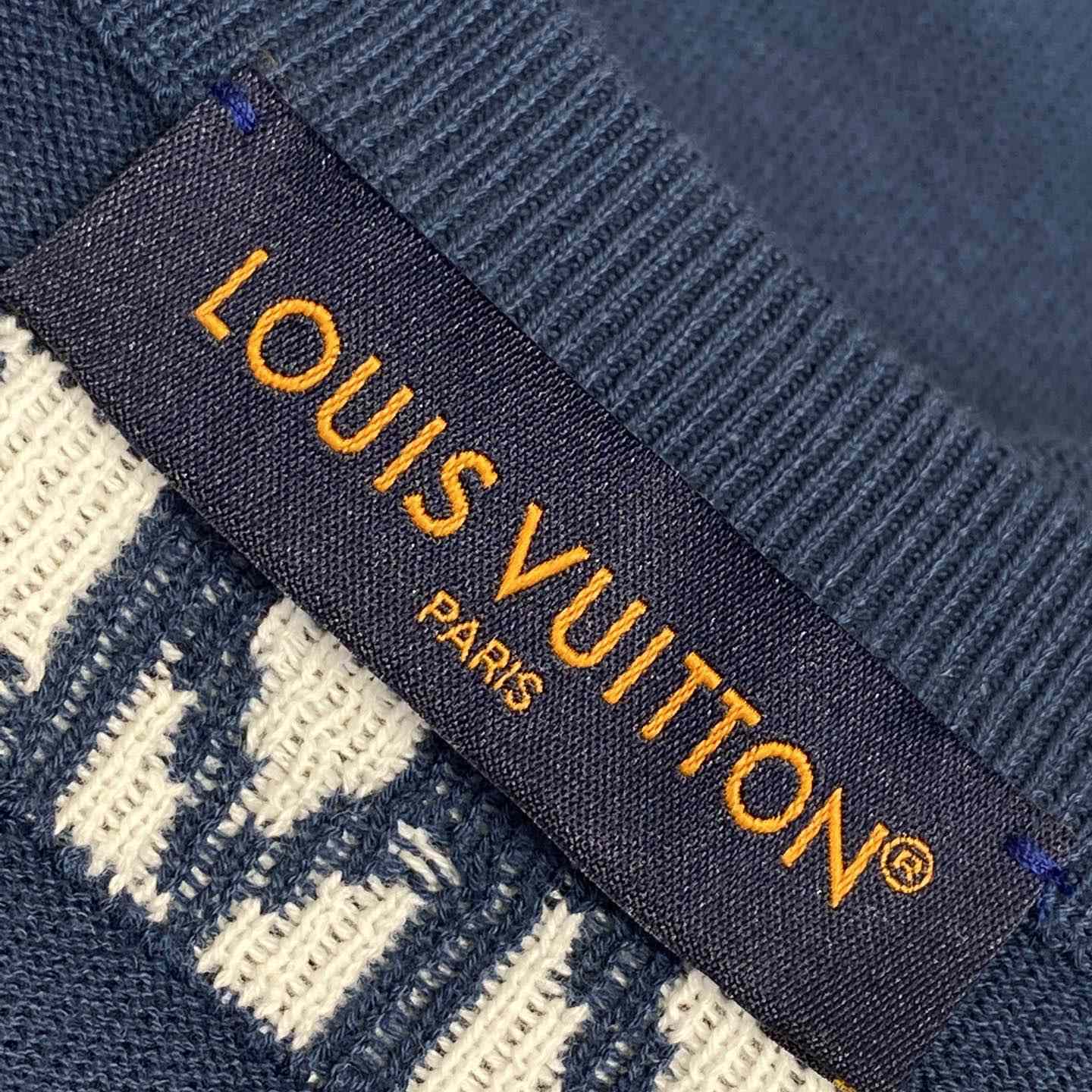 Louis Vuitton Short-Sleeved Cotton Crewneck   - PerfectKickZ