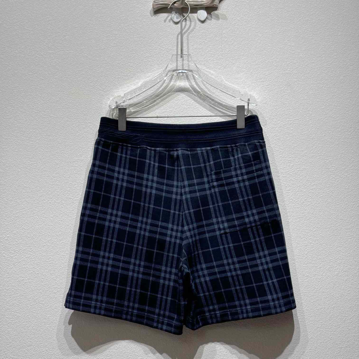 Burberry Check Stretch Cotton Blend Shorts - PerfectKickZ