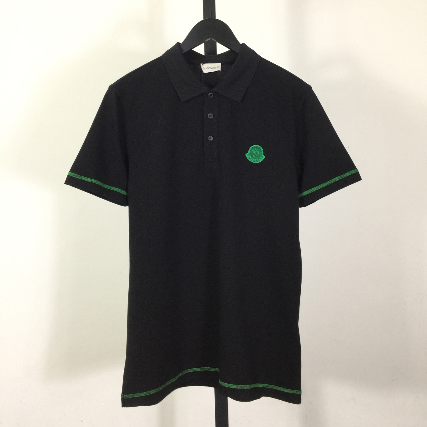 Moncler logo-patch Cotton Polo Shirt - PerfectKickZ