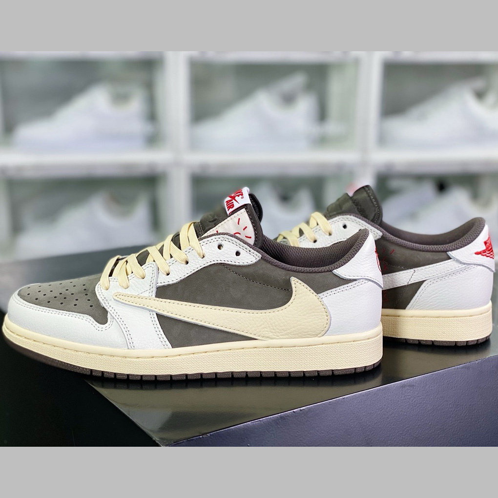 Travis Scott x Air Jordan AJ1 Low OG SP Sneaker    DM7866-162  - PerfectKickZ