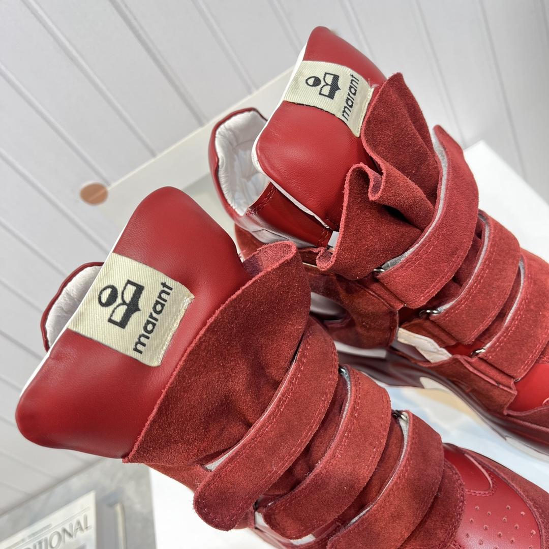 Isabel Marant Balskee High-Top Wedge Sneakers  - PerfectKickZ