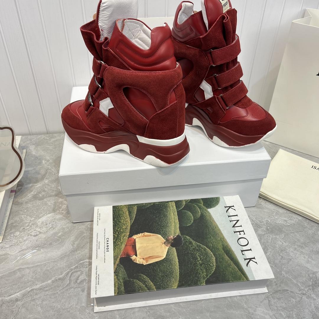 Isabel Marant Balskee High-Top Wedge Sneakers  - PerfectKickZ