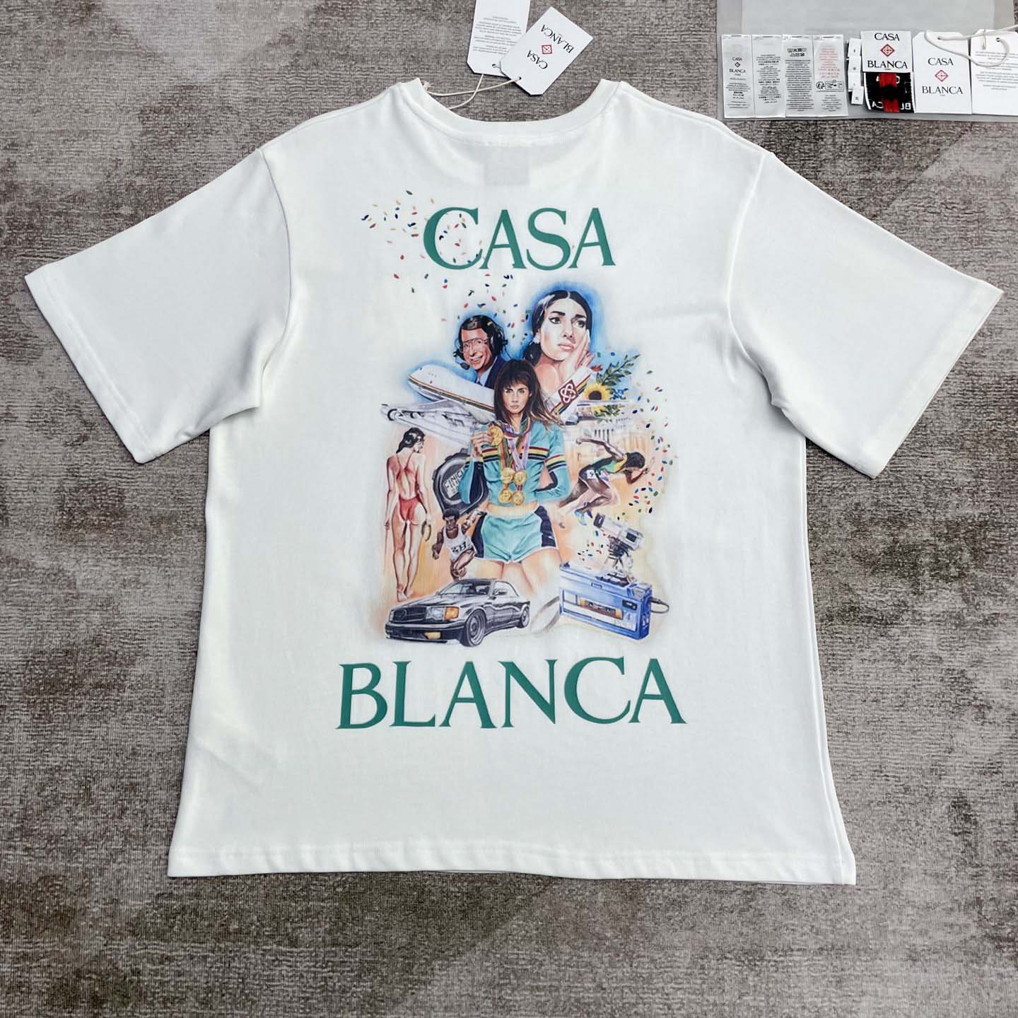 Casablanca printed T-shirt   C948 - PerfectKickZ