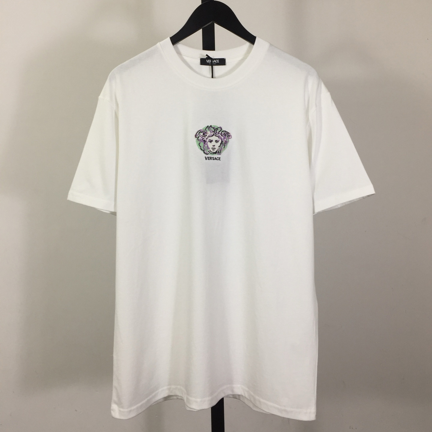 Versace Medusa Cotton T-shirt With Embroidery - PerfectKickZ