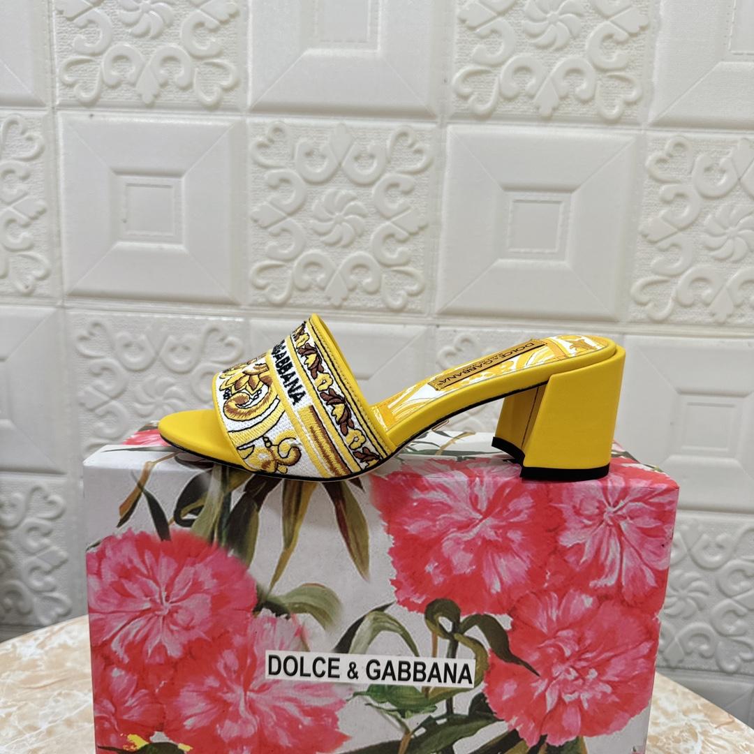 Dolce & Gabbana 65mm Majolica-embroidered Sandals  - PerfectKickZ