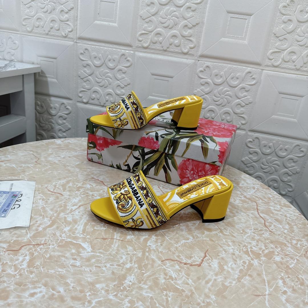 Dolce & Gabbana 65mm Majolica-embroidered Sandals  - PerfectKickZ