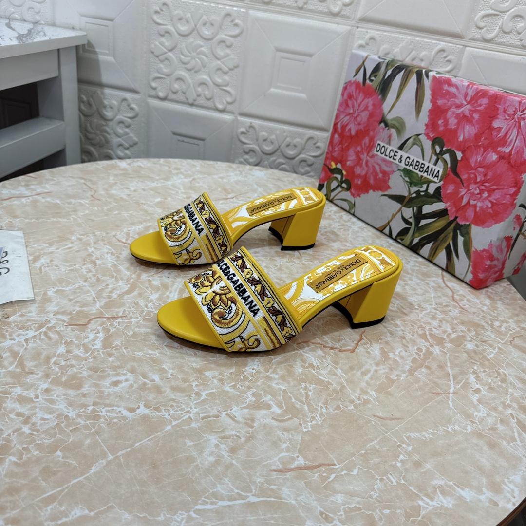 Dolce & Gabbana 65mm Majolica-embroidered Sandals  - PerfectKickZ