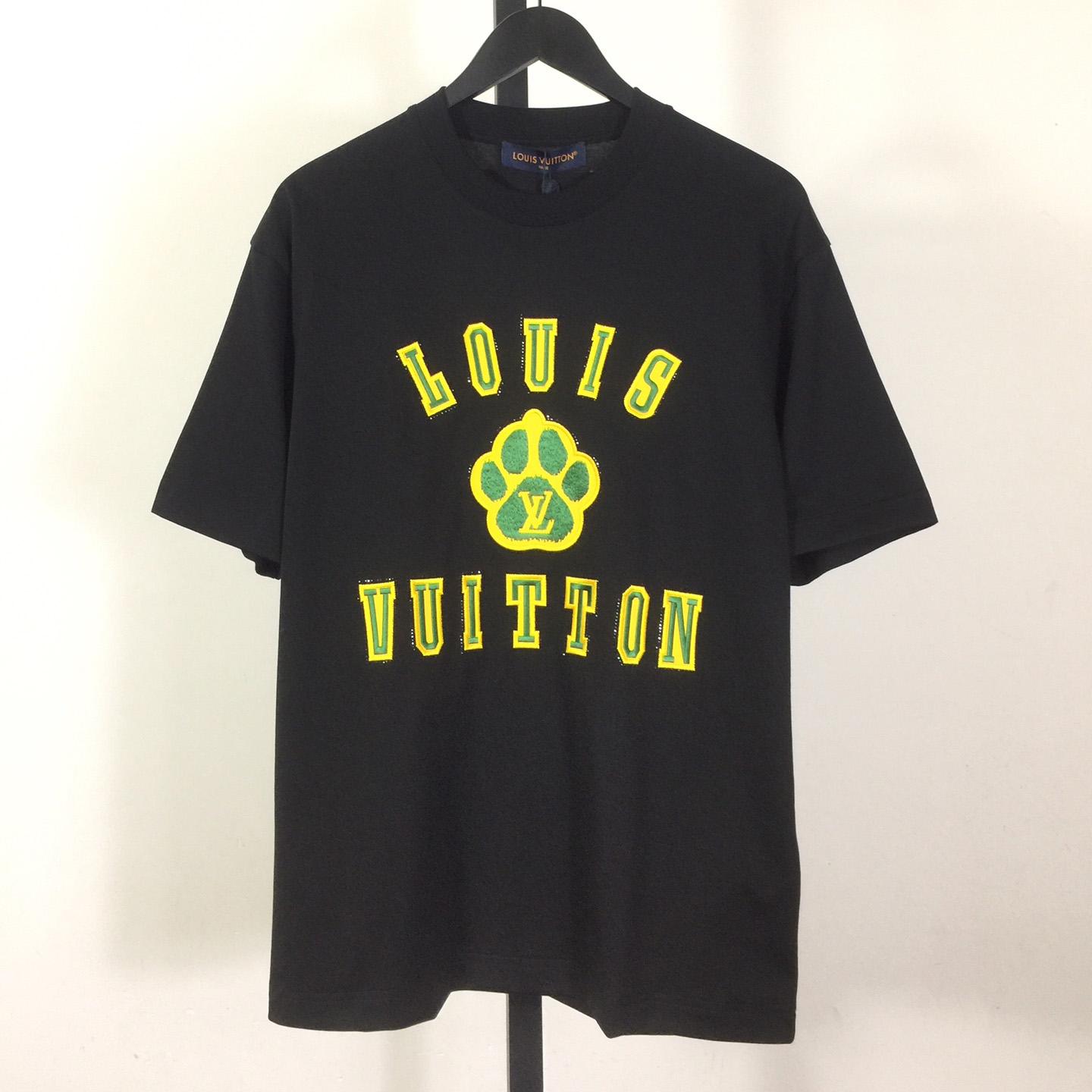 Louis Vuitton Embellished Short-Sleeved Cotton Crewneck - PerfectKickZ