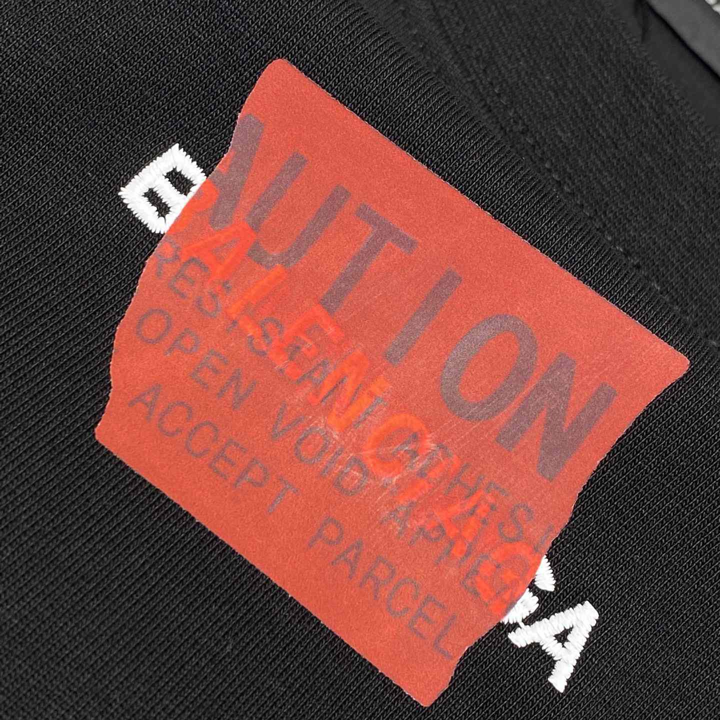 Balenciaga Taped Balenciaga Back T-Shirt Medium Fit In Black - PerfectKickZ