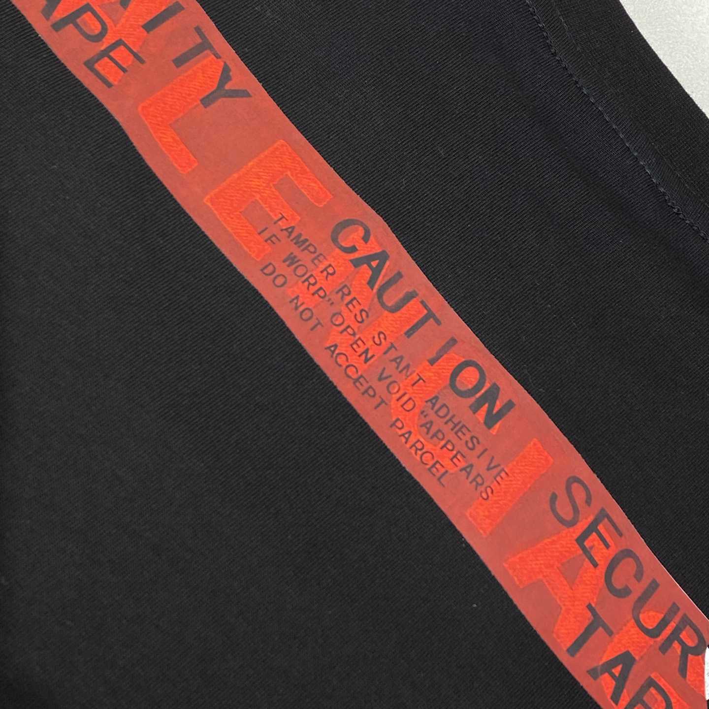 Balenciaga Taped Balenciaga Back T-Shirt Medium Fit In Black - PerfectKickZ