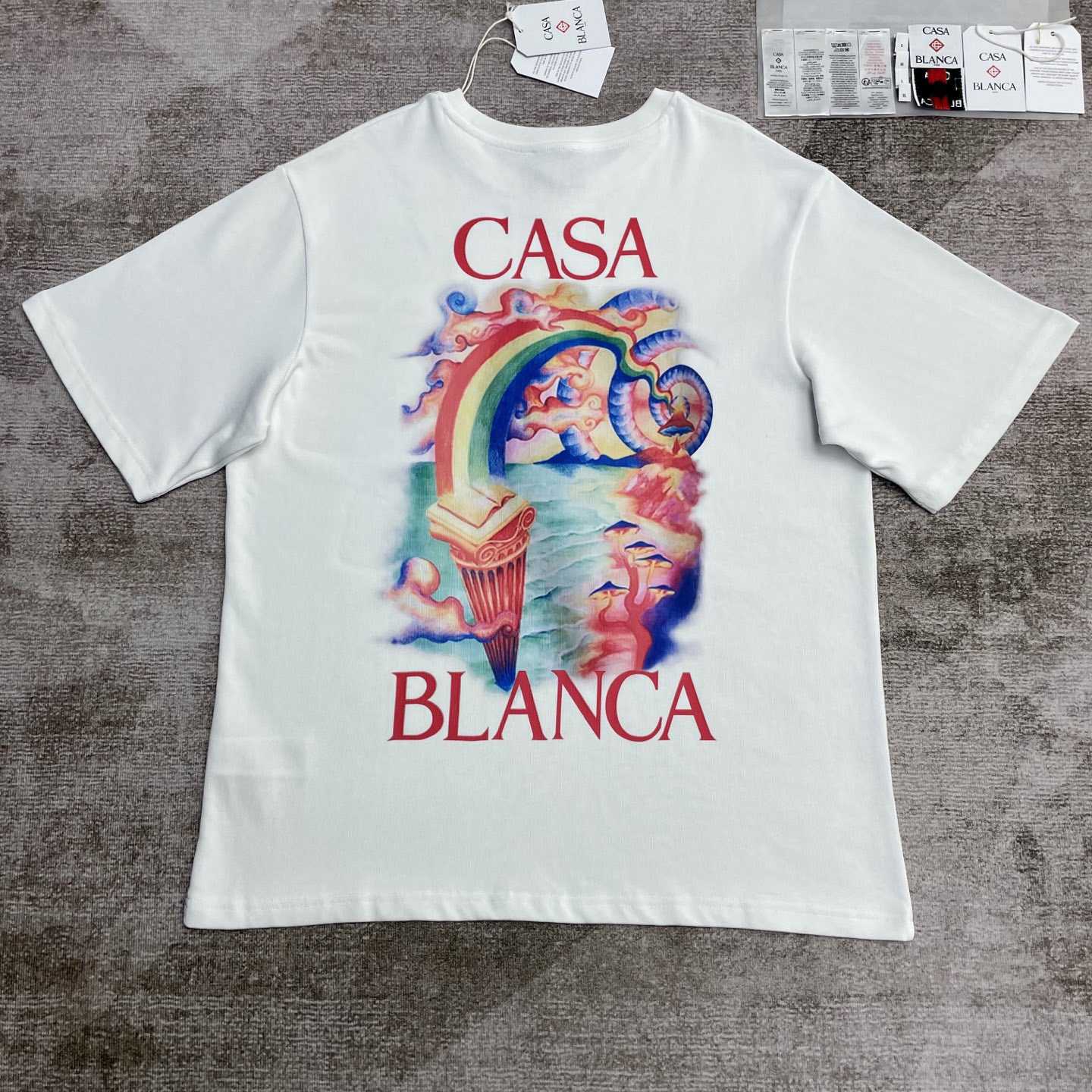 Casablanca Nature Teacher Printed Cotton T-Shirt   C950 - PerfectKickZ