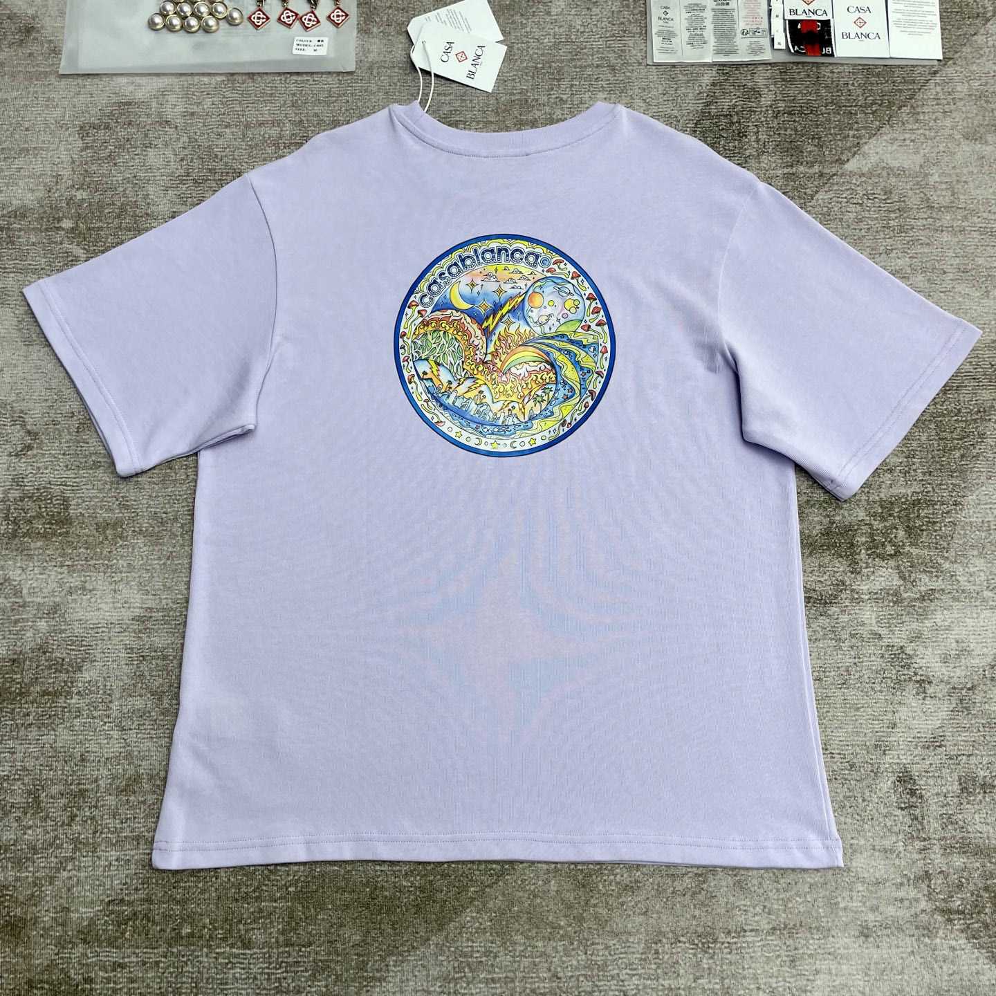 Casablanca The Four Elements Printed Tee   C992 - PerfectKickZ