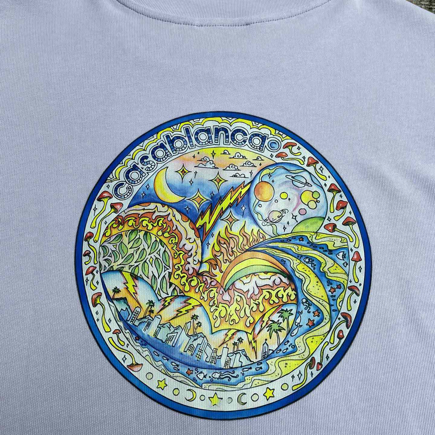 Casablanca The Four Elements Printed Tee   C992 - PerfectKickZ